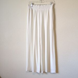 Express Ivory Elastic Waist Pants